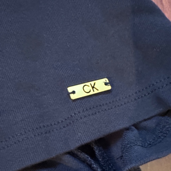 Calvin Klein | Black Polo Dress w/ Gold Accents NOWT | Size XL - Picture 5 of 8